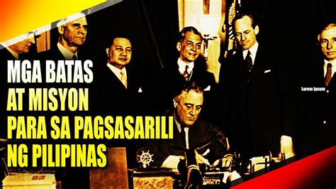 ARALING PANLIPUNAN: MGA BATAS AT MISYON PARA SA .